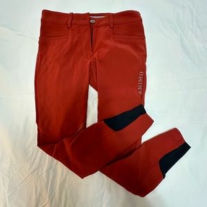 Copper Red Animo Breeches with Crystal Details- Size IT-40 (US 26)